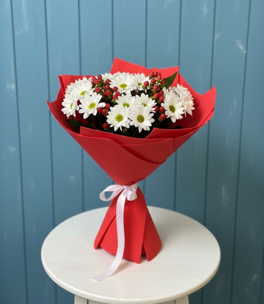 Букет цветов из: Хризантемы в Большое Болдино