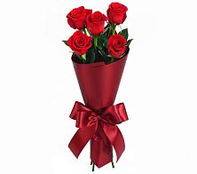 Букет 5 Красных роз Эдлесс Лав в Большое Болдино