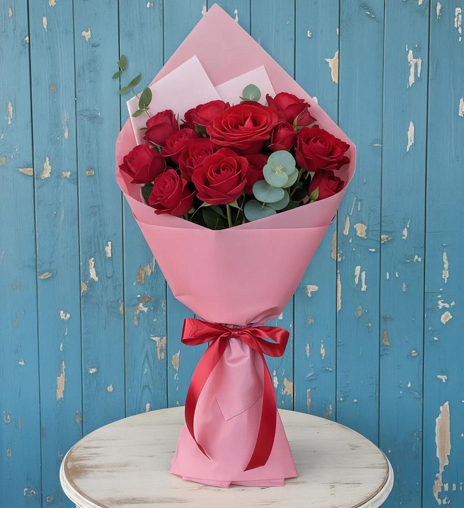 Букет цветов из: Розы в Большое Болдино