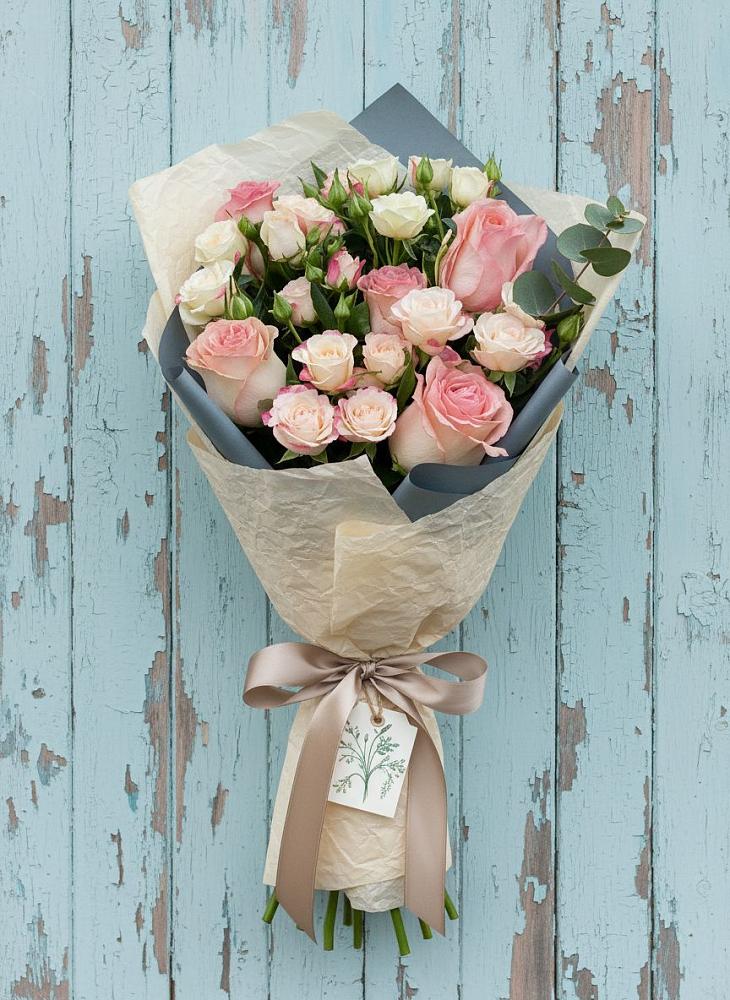 Букет цветов из: Розы в Большое Болдино