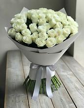 Букет 35 Белых роз в Большое Болдино