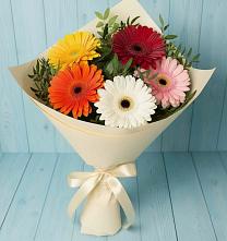 Букет цветов из:  Герберы в Большое Болдино