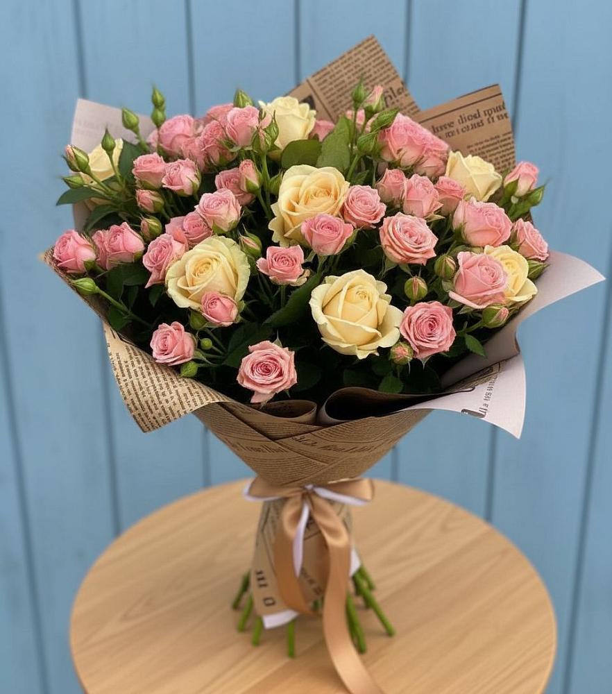 Букет цветов из: Розы в Большое Болдино