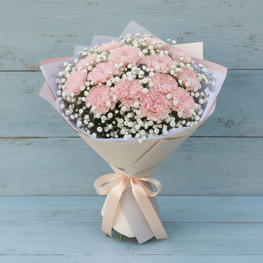 Букет цветов из: Гвоздики в Большое Болдино