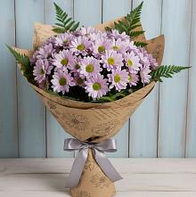 Букет цветов из:  Хризантемы #REPLACE_PRED# Большое Болдино