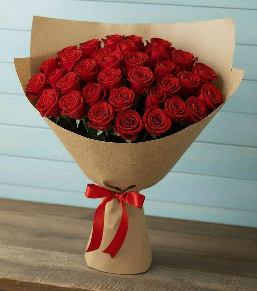 Букет Красные розы Милано в Большое Болдино