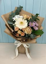 Букет цветов из:  Герберы и Хризантемы в Большое Болдино