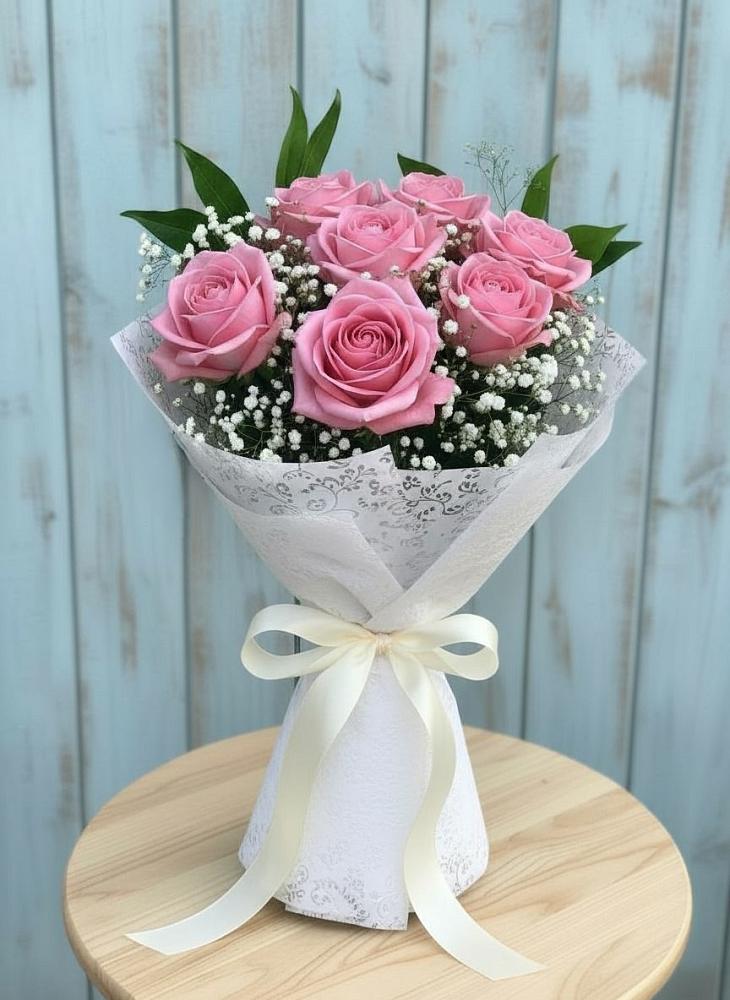 Букет цветов из: Розы в Большое Болдино