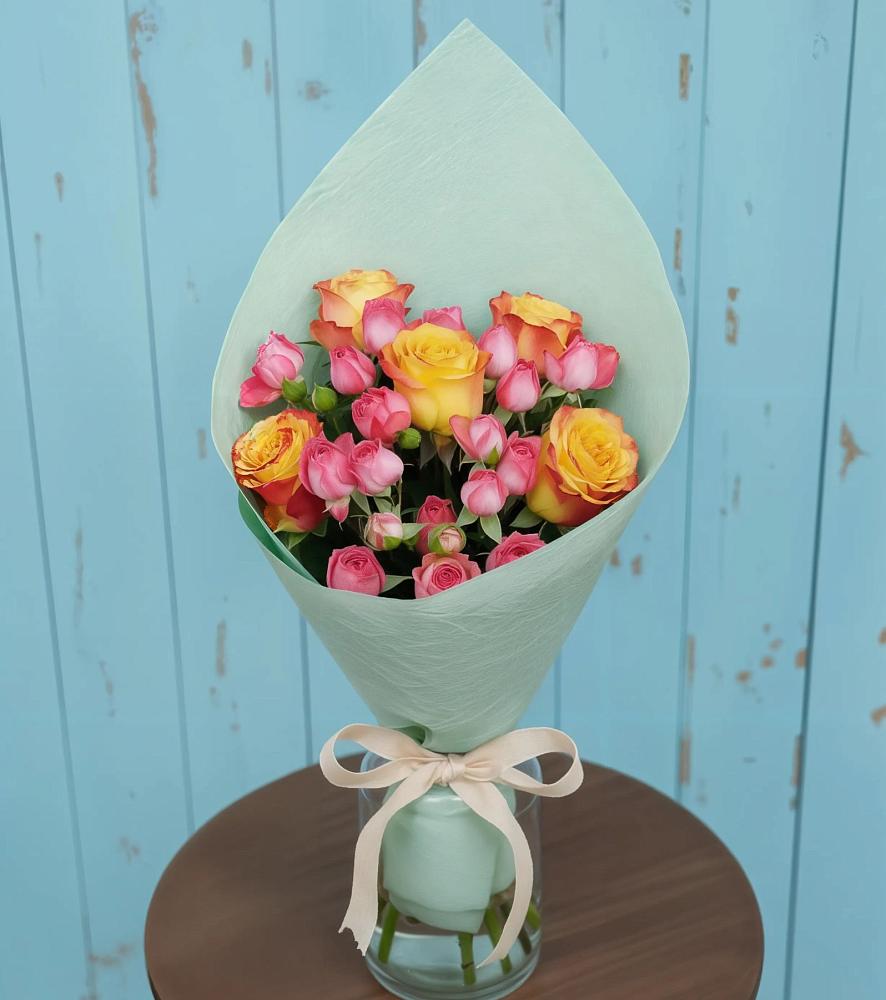 Букет цветов из: Розы в Большое Болдино