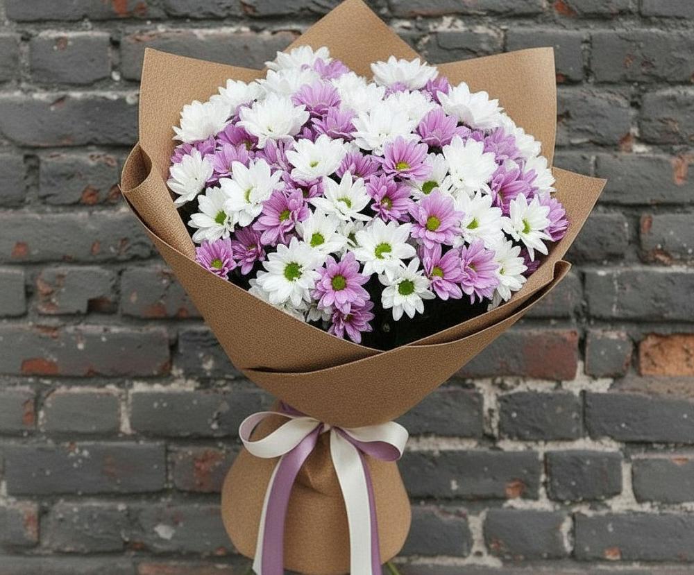 Букет цветов из: Хризантемы в Большое Болдино