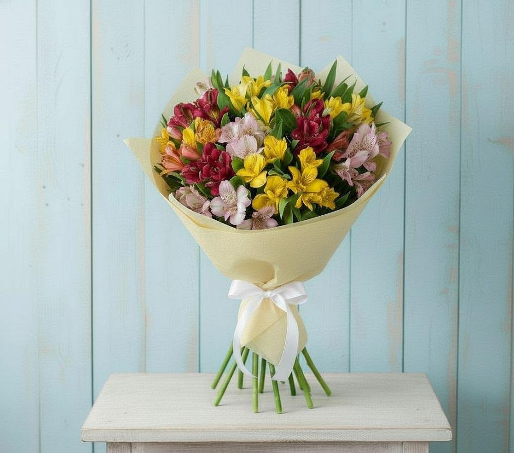 Букет цветов из: Альстромерии в Большое Болдино