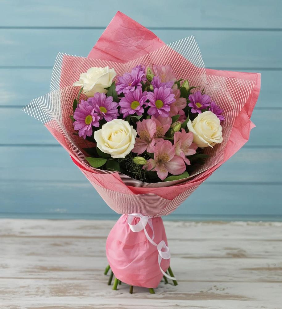 Букет цветов из: Герберы в Большое Болдино