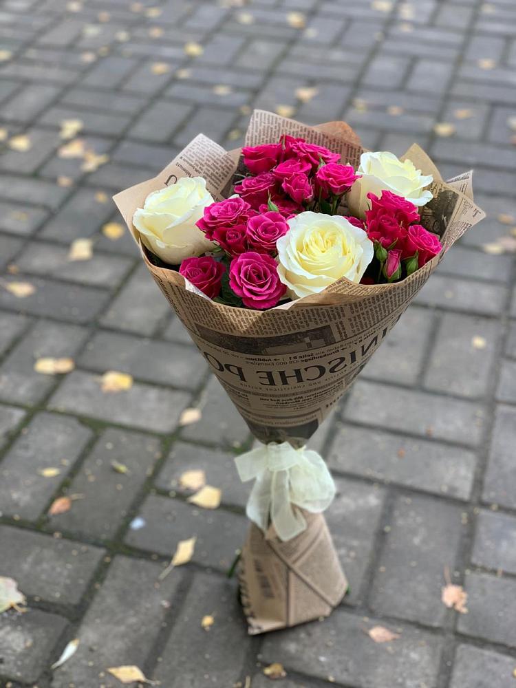 Букет цветов из: Розы в Большое Болдино