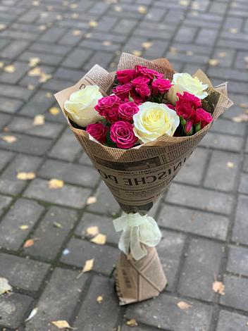 Букет цветов из: Розы в Большое Болдино