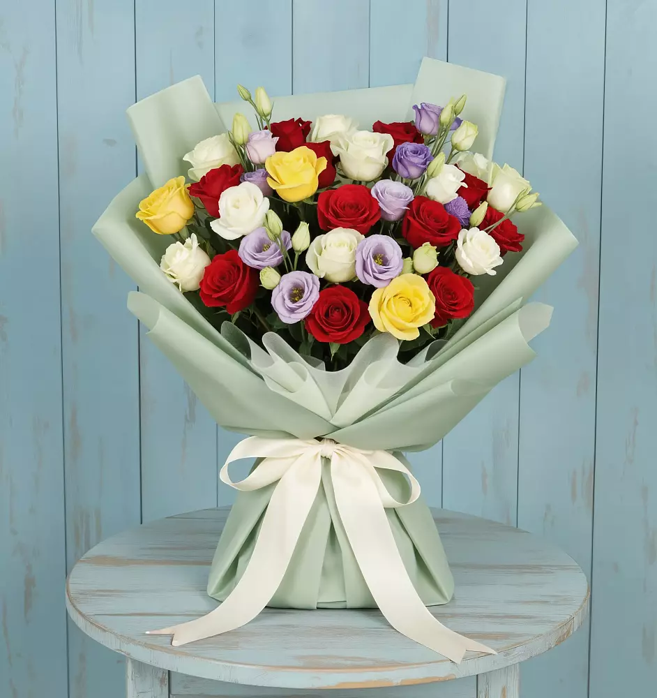 Букет цветов из: Розы в Большое Болдино