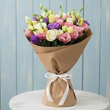 Букет цветов из:  Лизиантусы в Большое Болдино